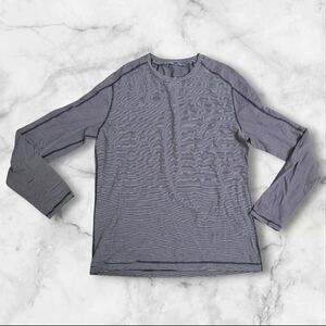 Lululemon Mens Stripe Surge Long Sleeve Size Large
